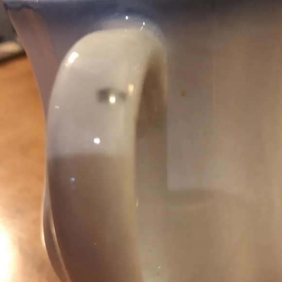 ARABIA Finland Small Pitcher 5” Creamer White W/ Single Blue Flower VTG EXC - Picture 7 of 10